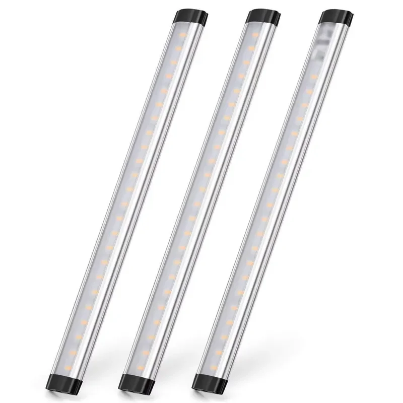 for LED Under Cabinet Light Motion Sensor Dimmable Desk Lamp Kitchen Closet Shelf Adhesive Strip Lighting