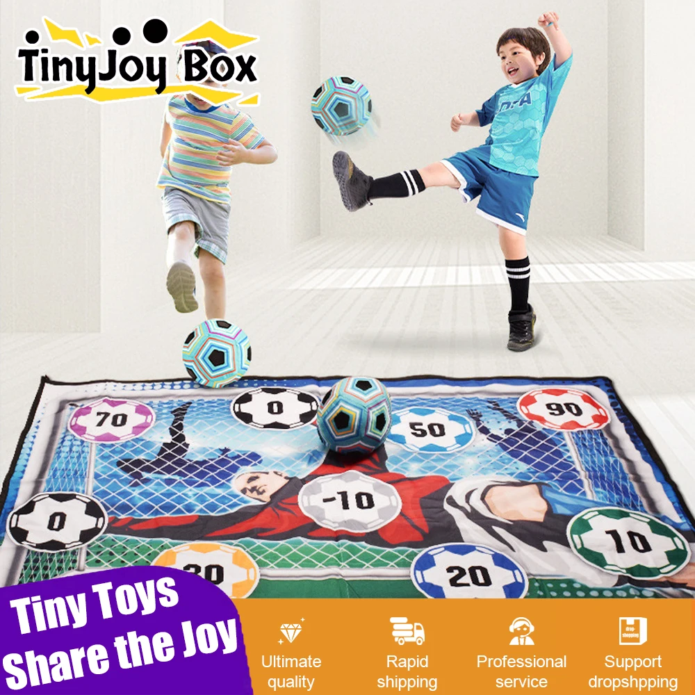 

Indoor Outdoor Portable Football Practice Training Mat Toy Football Shooting Cloth Target Game Mat Toys Set Party Game Kid Gifts