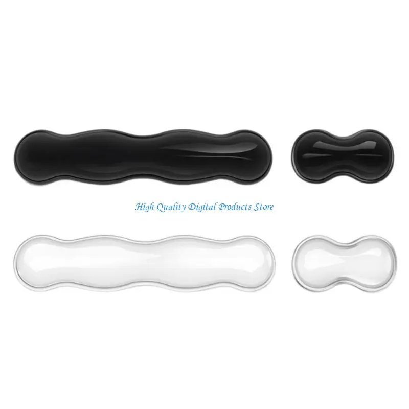 u2je 실리콘 손목 지원 데스크 세트 사무실 작업, 게임, 미끄러짐 저항베이스