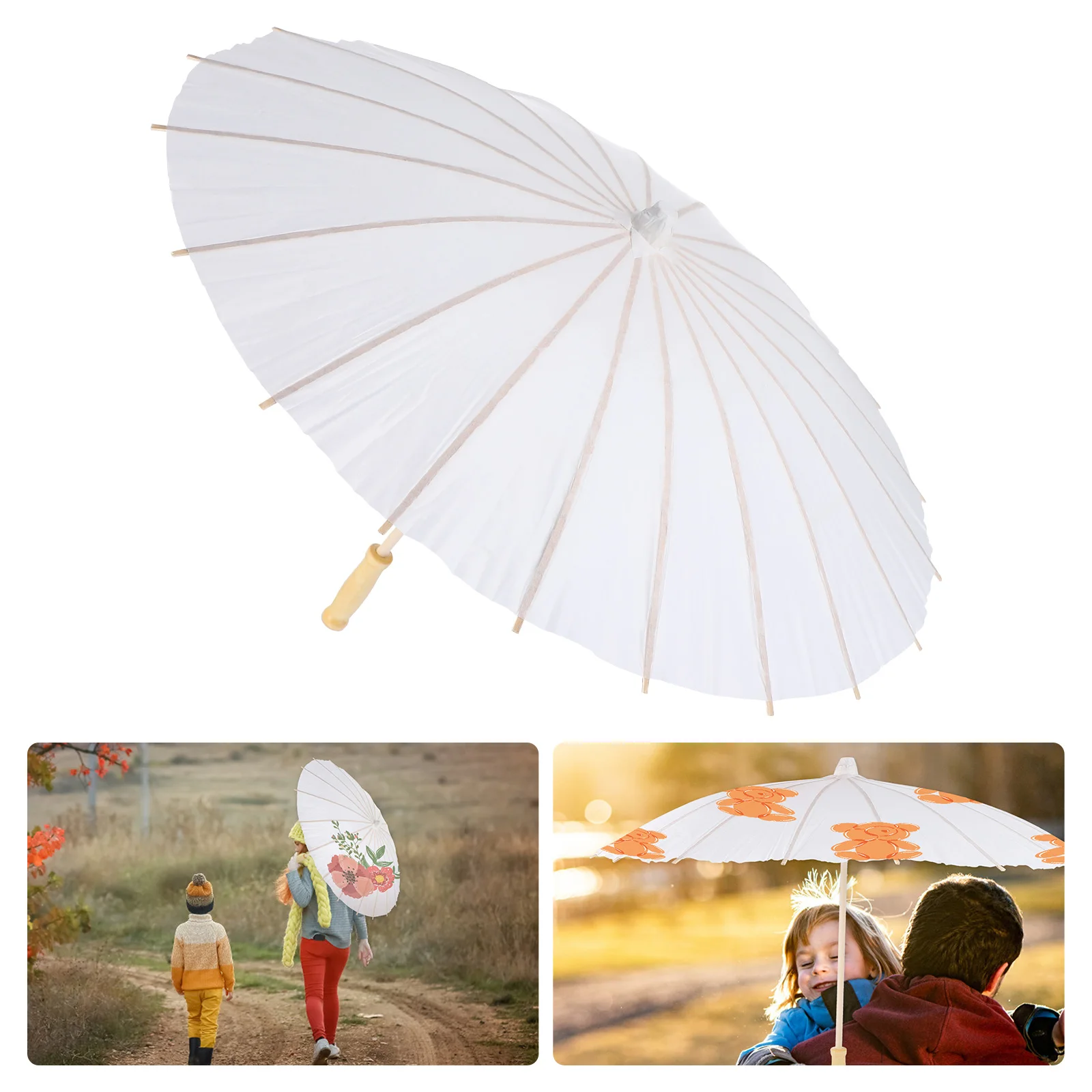 

Oil Paper Kids Painting DIY Graffiti Unfinished Blank Drawing Childrens Art Toddler Creativity Diy Graffiti Umbrella Gift