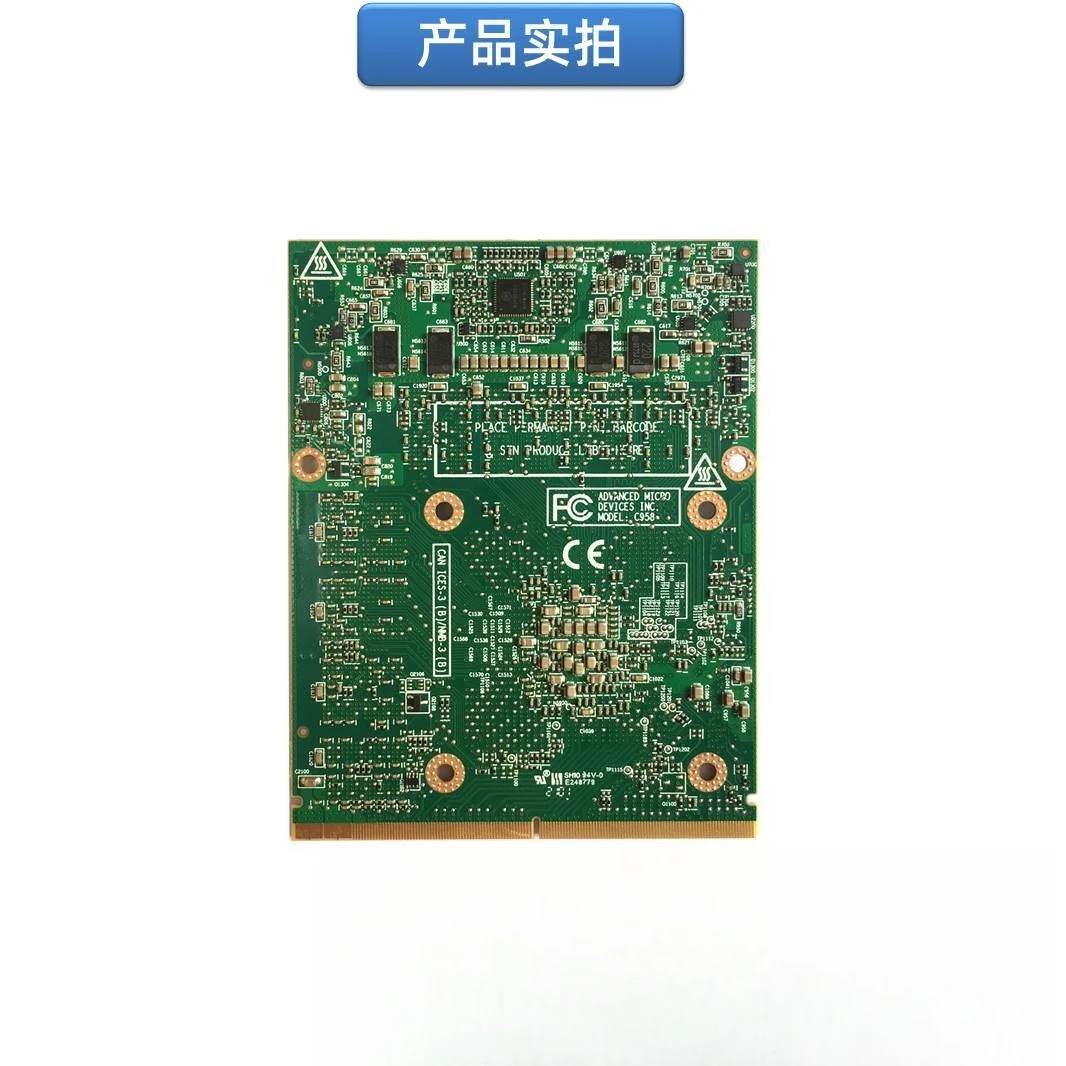 Gebrauchtes MXM-Modul, diskrete Grafikkarte, eingebettete GPU für industrielle Steuerungsgeräte, kompakte Videokarte für IPC-Hardware