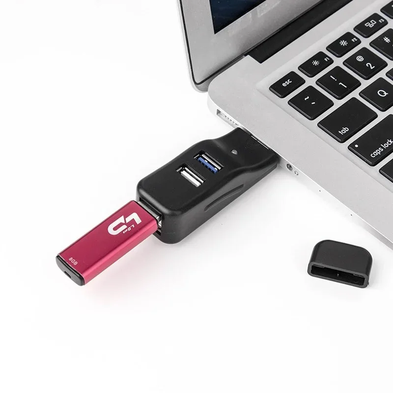 Адаптер usb-хаб 3,0 2,0 подходит для портативного компьютера высокоскоростной концентратор USB 3,0 внешний 4-портовый удлинитель USB