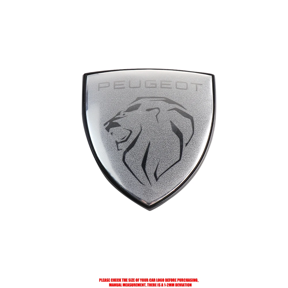 Für Peugeot 301 307 308 406 508 2008 3008 5008 108 RCZ 607 107 306 Auto-Fronthaube Emblem Kofferraum-Abzeichen Frontgrill Logo Aufkleber – Detail 10