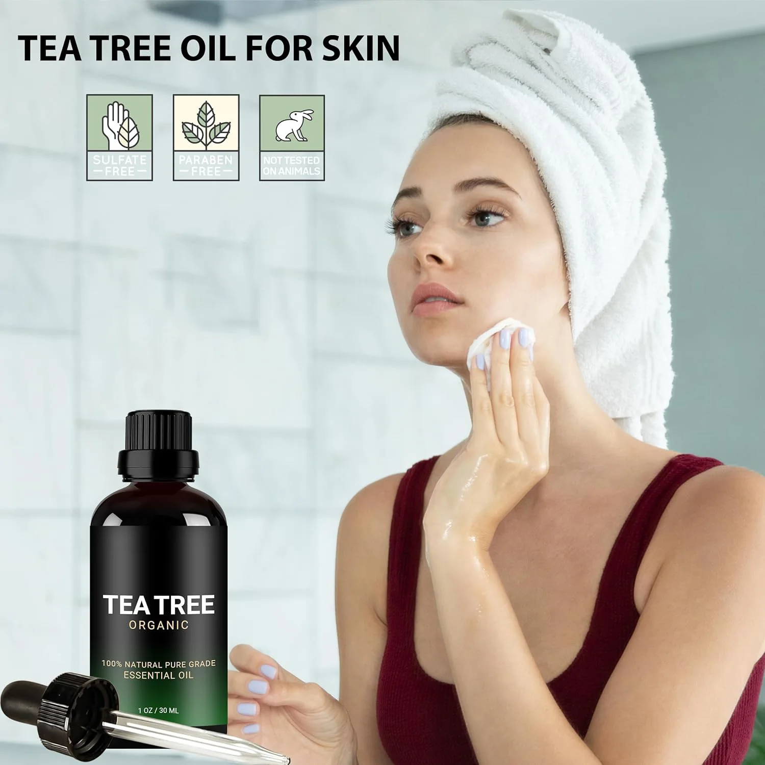 Tea Tree Essence Gezichtsbehandeling Essence Hair Reparatie Zwaar Haar Essence Nagelreparatie Lotion