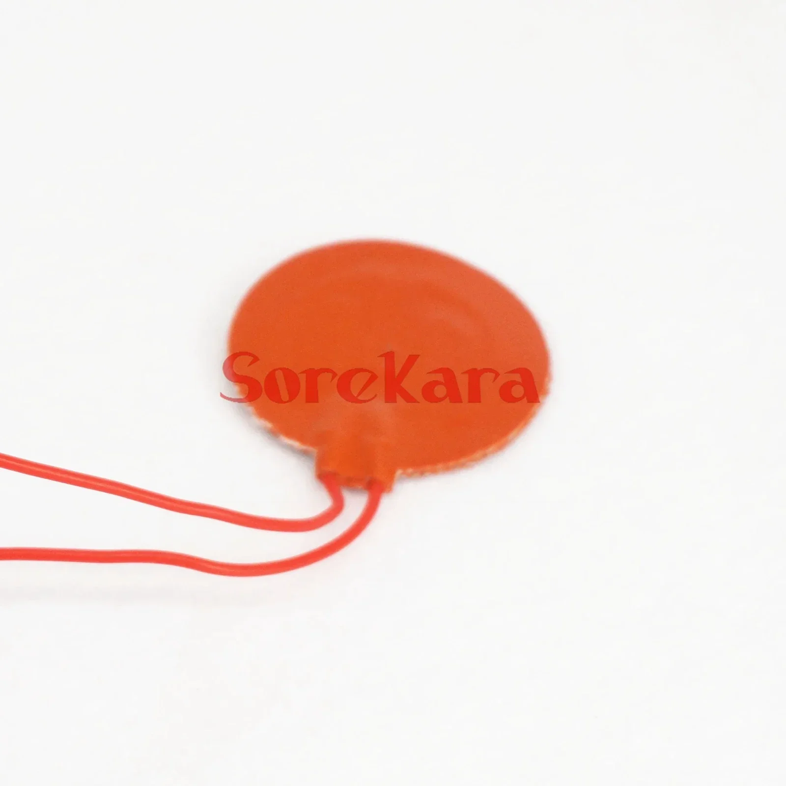 12VDC/24VDC/220VAC 50-300mm Diameter Round Flexible Waterproof Silicon Heater Pad For Oil Tank Electrical Wires