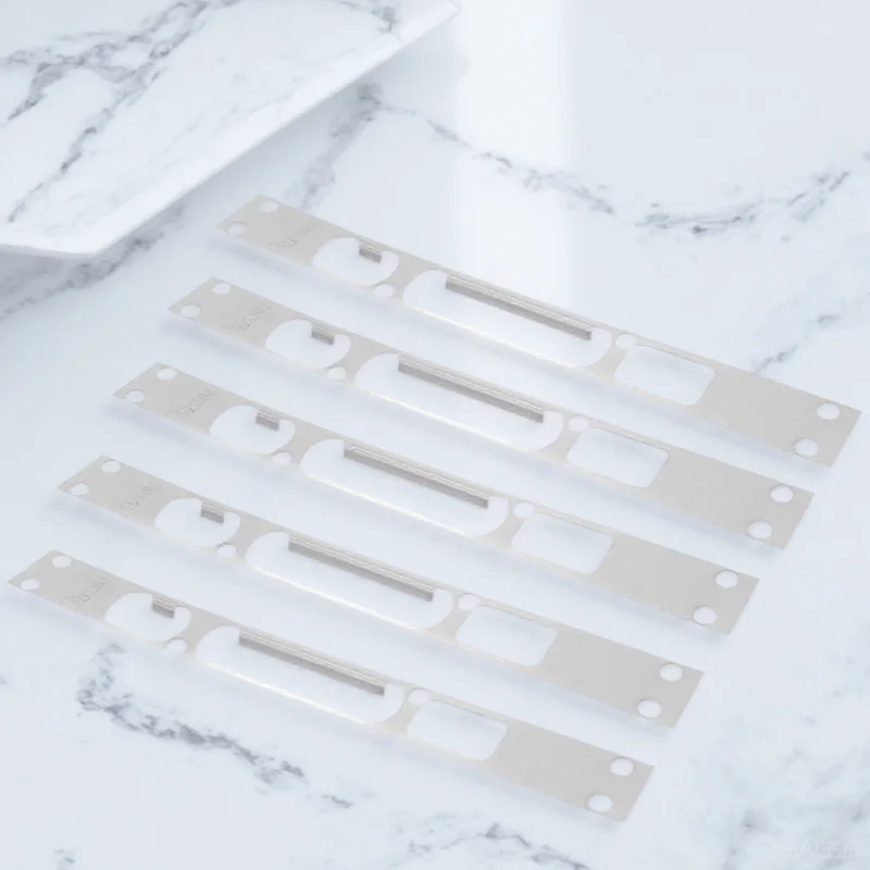 

5Pcs Door Security Plate Iron Reinforcement Strong Durable Door Lock Buckle for Maximum Protection Reinforcement Plate