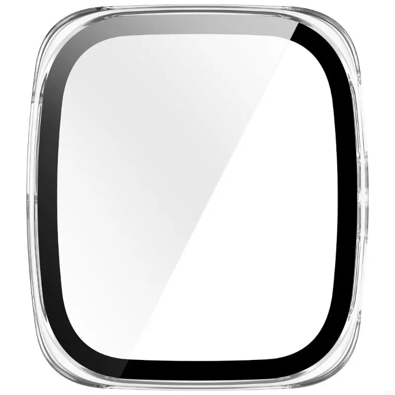 شاهد العلبة مع فيلم زجاجي مقسى لغطاء حامي نشط 2 حامي Smartwatch Screen Protector Shell