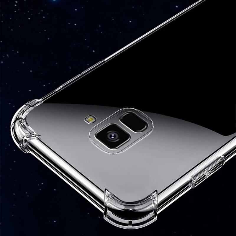 Clear Cover For Samsung Galaxy J6 J4 Plus J2 Core J8 A9 A7 2018 J5 Prime J7 2016 2017 Xcover 7 5 6 Pro Transparent Silicone Case - náhled 2