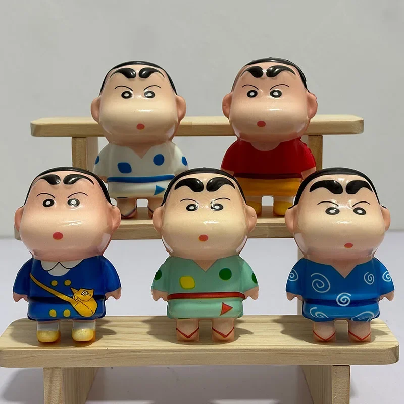 Kawaii Crayon Shin-Chan Decompression Toy Cartoon Model Decompression Soft Slow Rebound Doll Cartoon Children's Figure Toy Gift