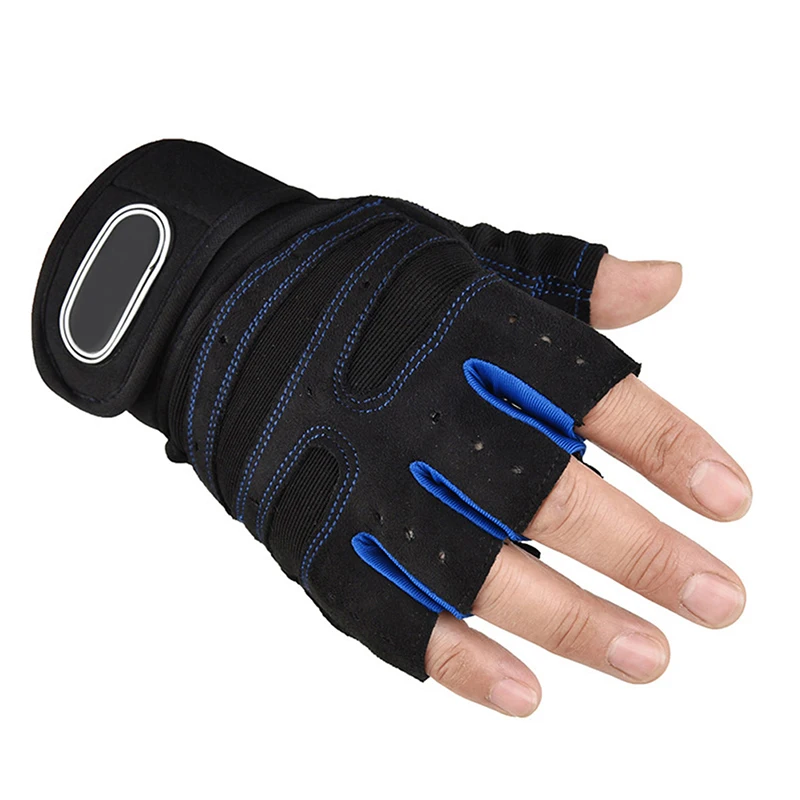 Half Finger WeightLifting Gloves Weight Exercises Body Building Training Sport Gym Workout Fitness Glove For Men Women