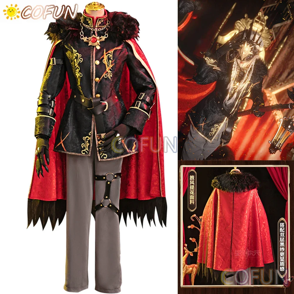 COFUN Game Identity V Night Watchman Halloween Cosplay Costume Cos Game Anime Party Uniform Hallowen Play Role Clothes Clothing