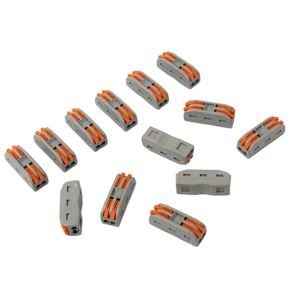 CABLE Wire Connector ELECTRICAL LEVER QUICK SPLICE SPRING TERMINAL 250V / 600V 9~10mm BLOCK Brand New High Quality