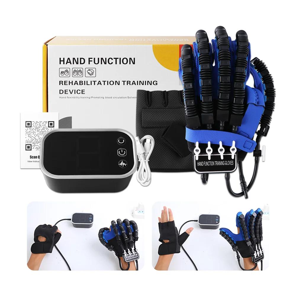 Intelligent Massage Gloves Robot Rehabilitation Gloves for Stroke Hemiplegia Hand Function Recovery Finger Trainer Hand Exercise