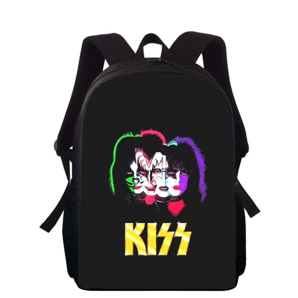

Детский рюкзак Kiss Band 16 дюймов с 3D принтом, сумки для начальной школы для мальчиков и девочек, рюкзак для студентов, школьные сумки для книг