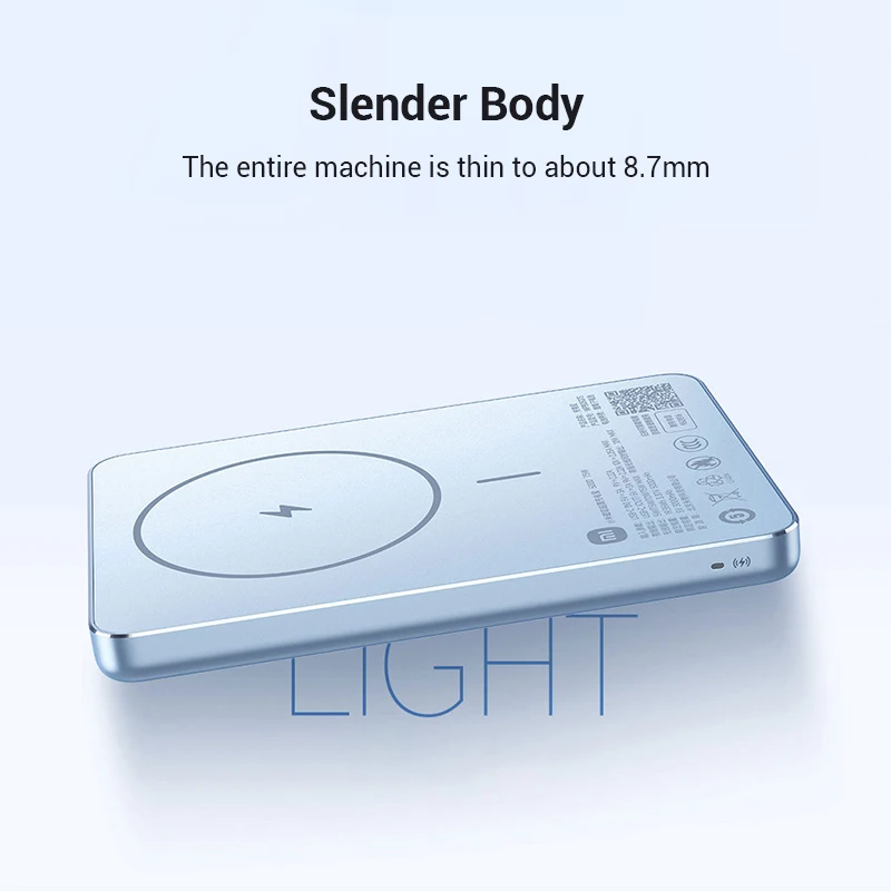 Xiaomi Ultra Slim Magnetic Power Bank 5000mAh WPB0507S Qi 7.5W