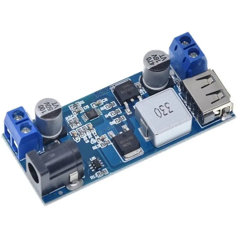 TKOH-Replaces LM2596S DC-DC 24V/12V To 5V 5A Step Down Power Supply Buck Adjustable USB Charging Module 3Pcs Buck Converter