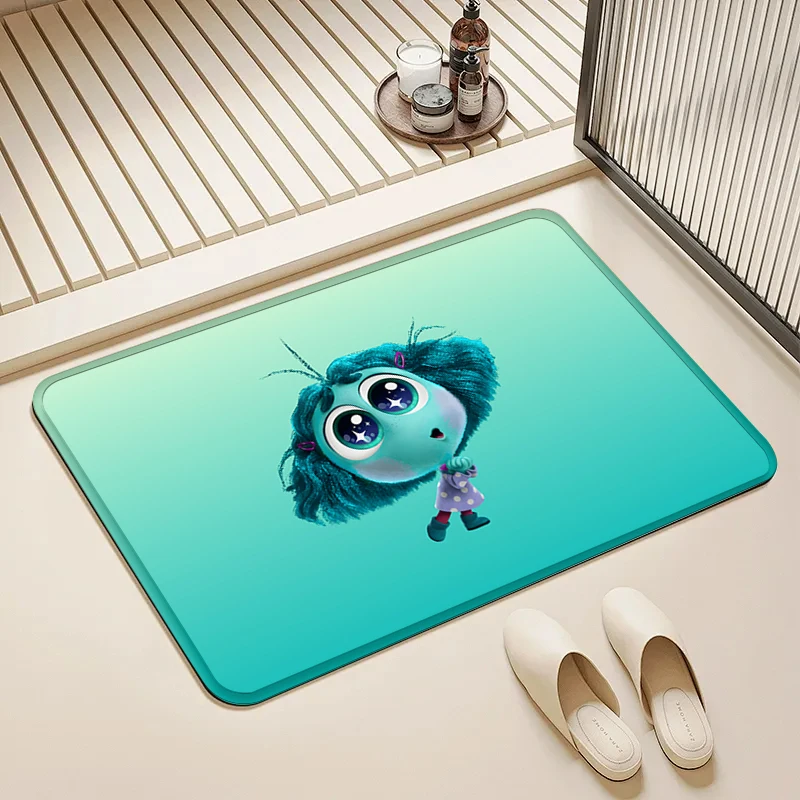

Disney Inside Out Embarrassment Door Mat Non-Slip Soft Floor Rug for Home Bathroom Kitchen Decor