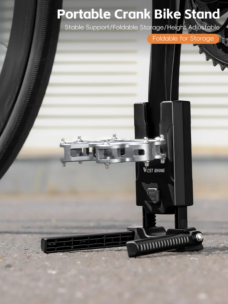 AliExpress West Biking WEST BIKING Bicycle Kickstand Adjustable Portable Parking Stand Foldable Support MTB Road Bike Cycling Convenient Bracket Tool