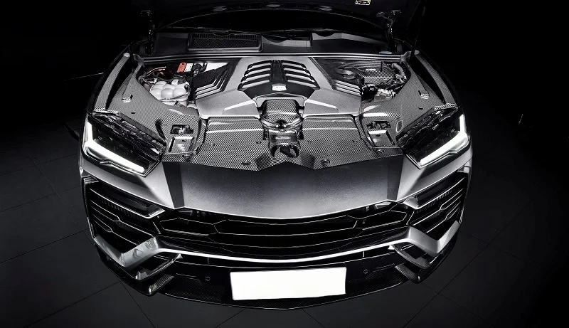 أنبوب سحب ألياف الكربون لمحرك URUS 4.0T GTR يستجيب أسرعًا #3