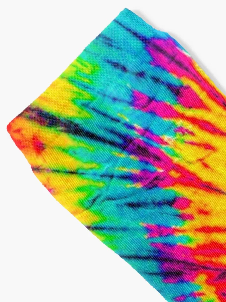 TIE DYE RAINBOW SPIRAL Socks custom Non-slip Socks Woman Men's