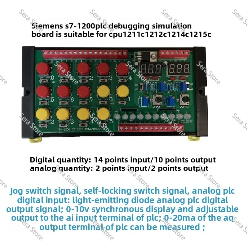 For S7-1200 PLC/CPU 1211C 1212C 1214C 1215C Debugging Simulation Board