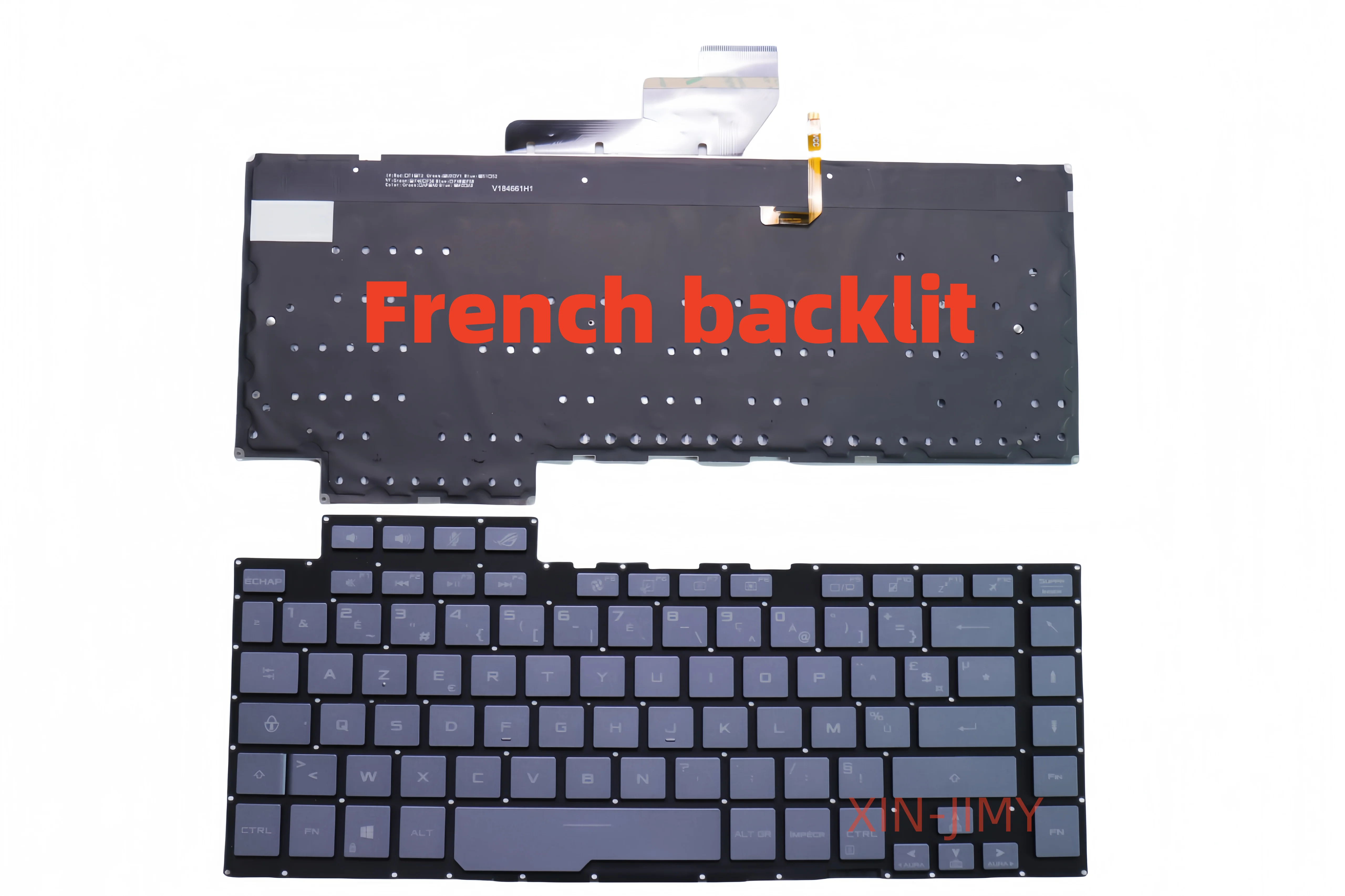 French Backlit Keyboard For ASUS ROG Zephyrus M15 GU502L GU502LU GU502LV GU502LW GU502LWS GA502 GA502G GU502 GX502