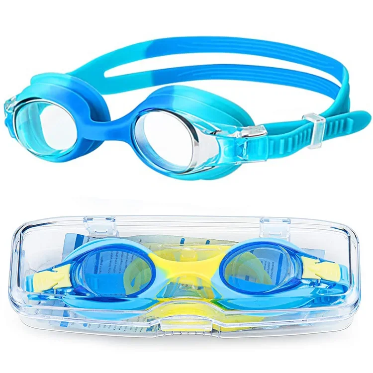 Kids anti-fog Swimming Goggles,Swim Glasses Kid,UV Protection,No Leaking,for Ages 3-14Y Girls Boys