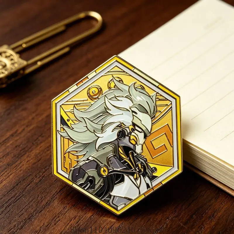 

Arknights Chongyue Anime metal Button Pin Cartoon Brooch Badge Backpack Mascot Student Accessory Fans Gift