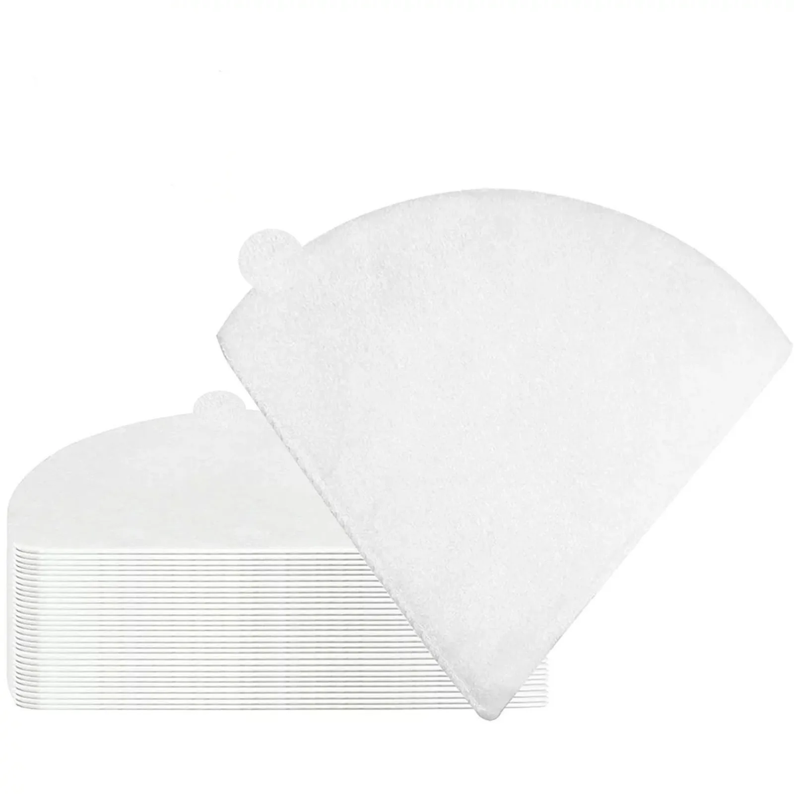 40PCS Filter Paper Fryer Oil Filter Cone Filters Cooking Oil Filter for Kitchen Cafes Food Maple Syrup Non-Woven Cones Leach