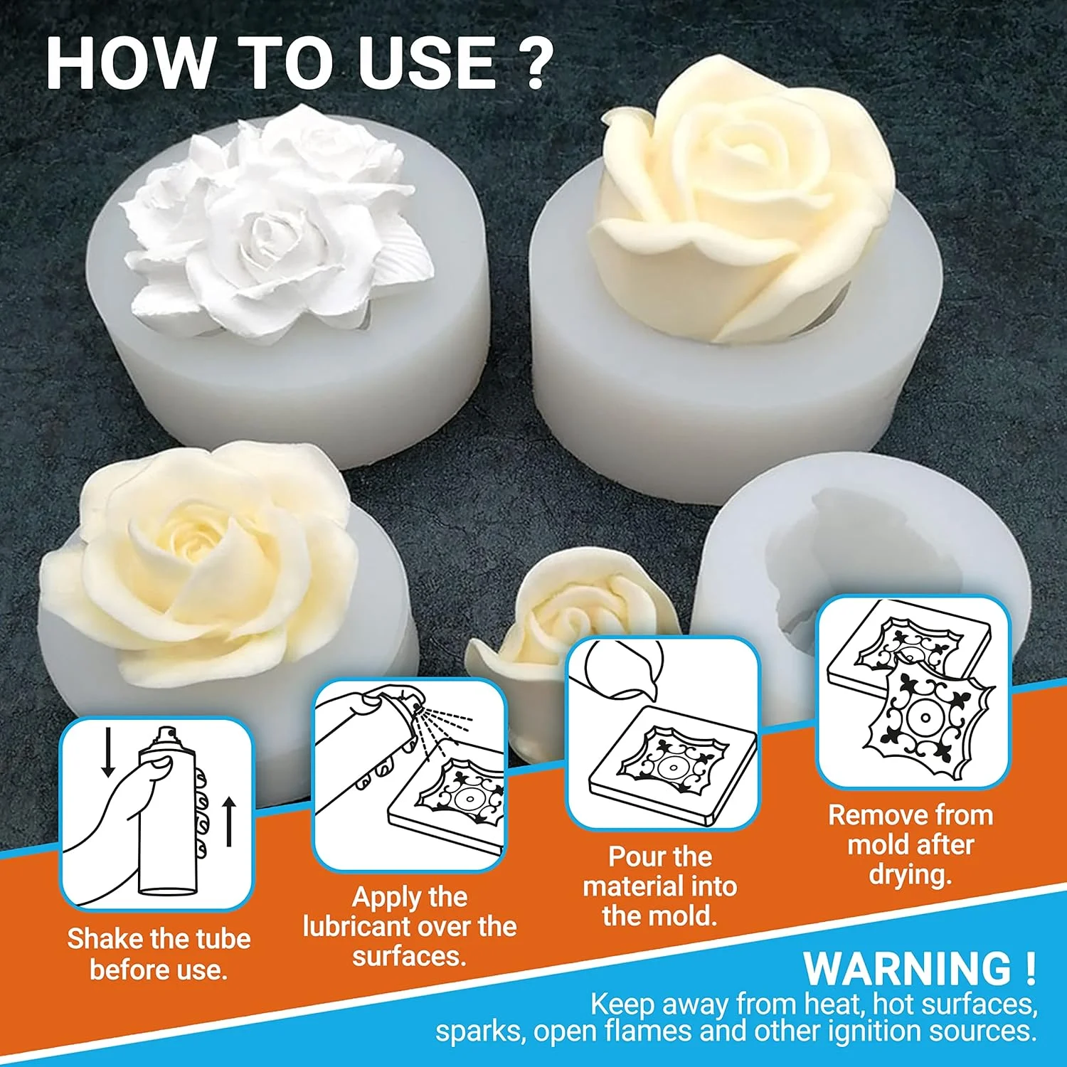 3.3oz Molds Silicone Oil Relea - огляд і ціна Release Spray Silicone