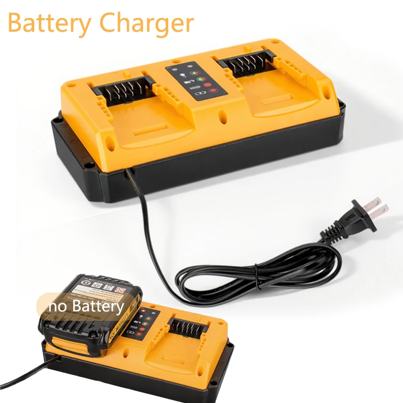 

90W Fast Charger for DeWalt Battery Charger Dual Port EU/US/UK/AU for DeWalt 18V-20V Li-ion Batteries DCB207 DCB206 DCB204