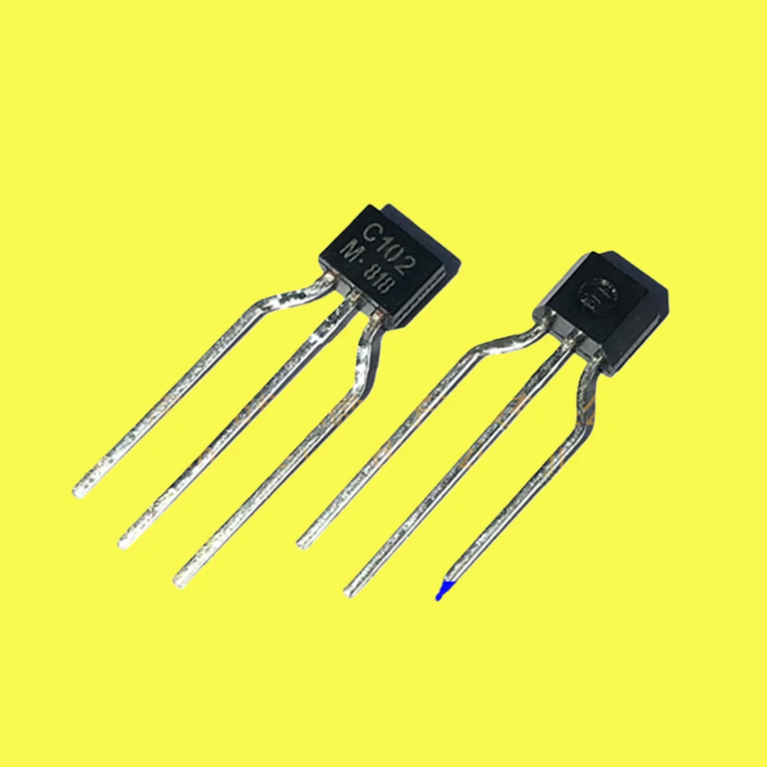 10PCS/silk screen printing: C102 triode KRC102M new imported original in-line TO92s tape transistor