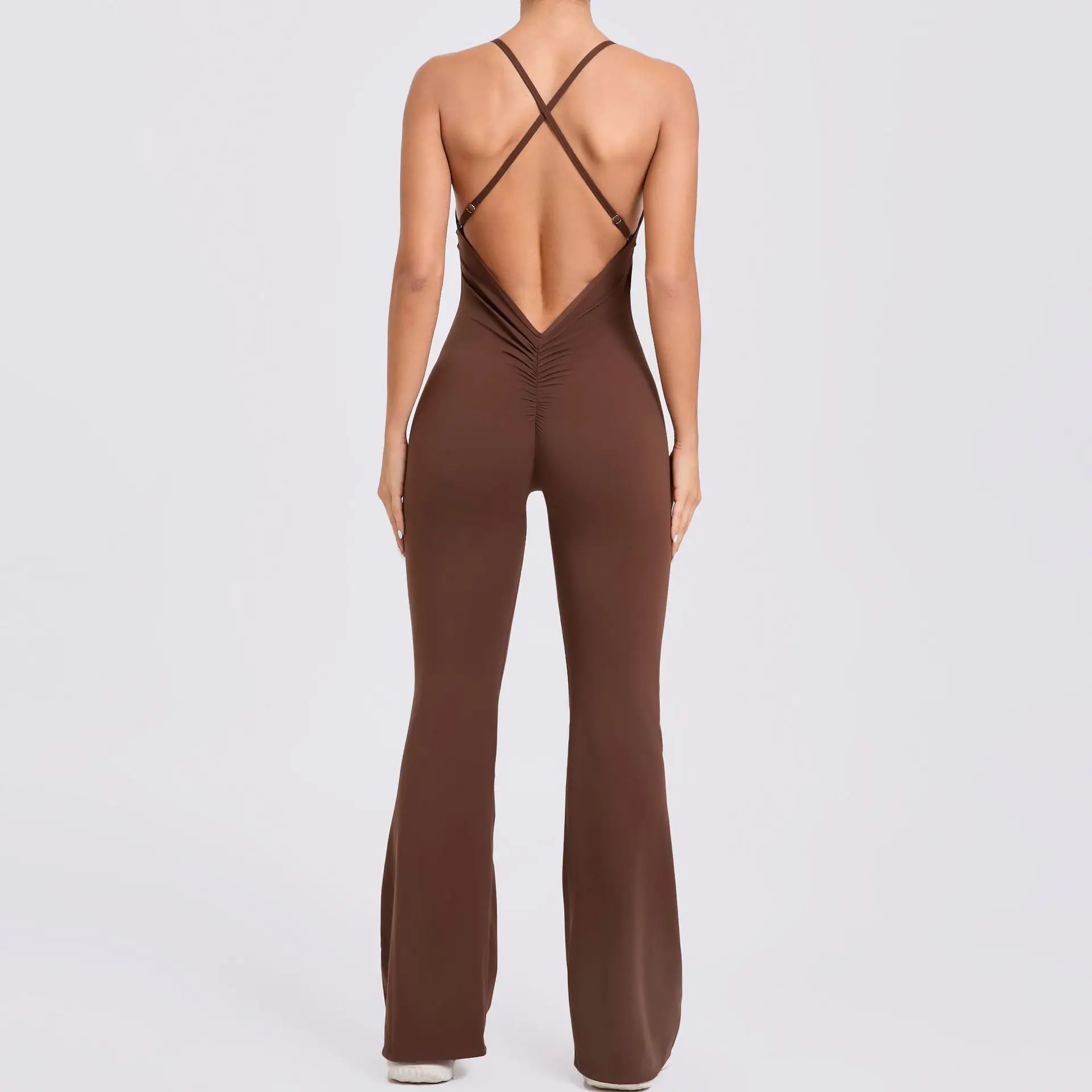 

Yoga Jumpsuit Fitness Sportswear Woman Gym Set Yoga Bodysuit Female Clothing Stretch One Piece Sports Suit Workout Training Suit