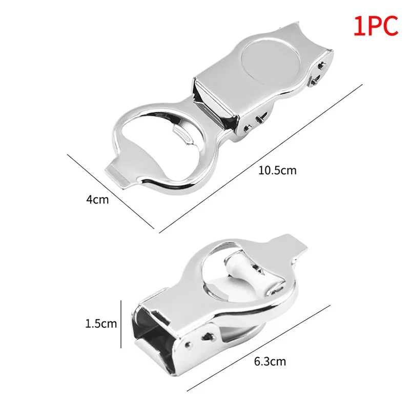 1PC Multifunctional Stainless Steel Soda Bottle Opener Carbonated Drink Beer Folding Can Opener Bottle Stopper Bottle Cap Opener