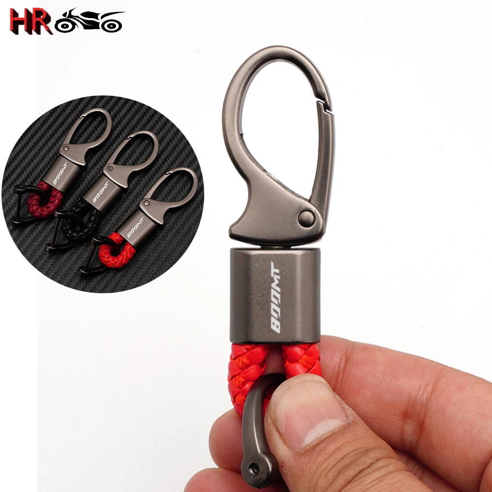 Key Ring Chain For CFMOTO 800MT 800 MT 2021 2022 2023 CF800 CF MT800 Motorcycle Accessories Braided Rope Keyring Metal Keychain