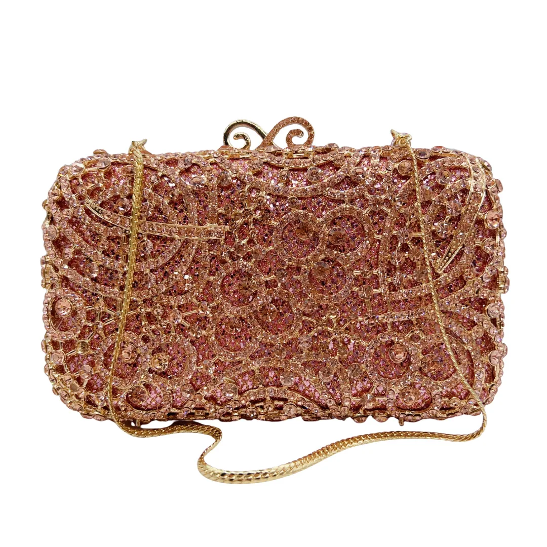 Rhinestone Clutch bag New diamond-encrusted dinner bag Banquet diamond clutch women's bag