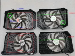 TH1012S2H-PAA01 FDC10U12S9-C 95mm DC12V 0.45A For PALIT RTX2060 GTX1660 1660ti 1660S STORMX OC 6GB Graphics Card Cooling Fan