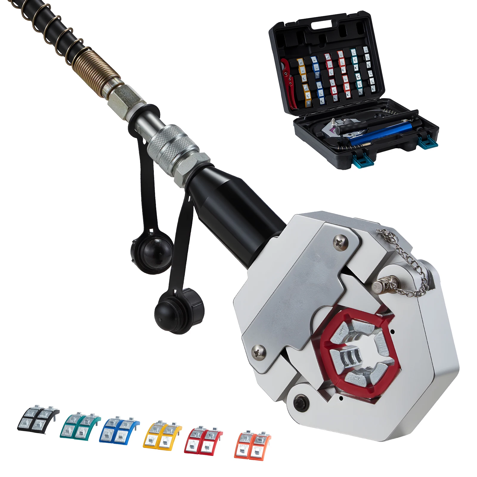 Hydraulic Hose Crimper Machine - VEVOR Crimpadora de Mangueras Hidráulicas, con