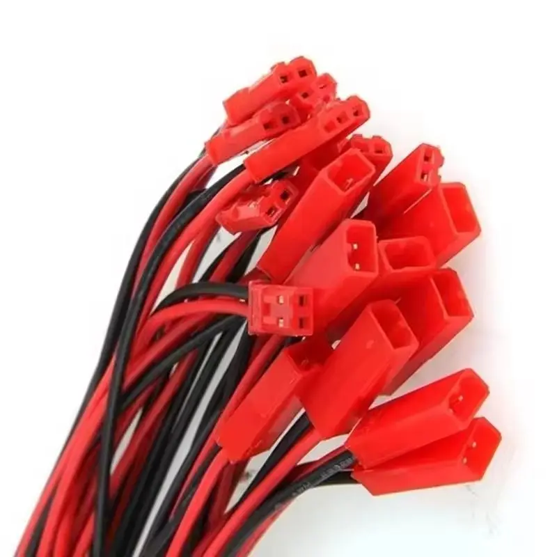 20pcs DIY JST Plug Cable 2-Pin Male And Female Connector Terminals for Electronic Projects