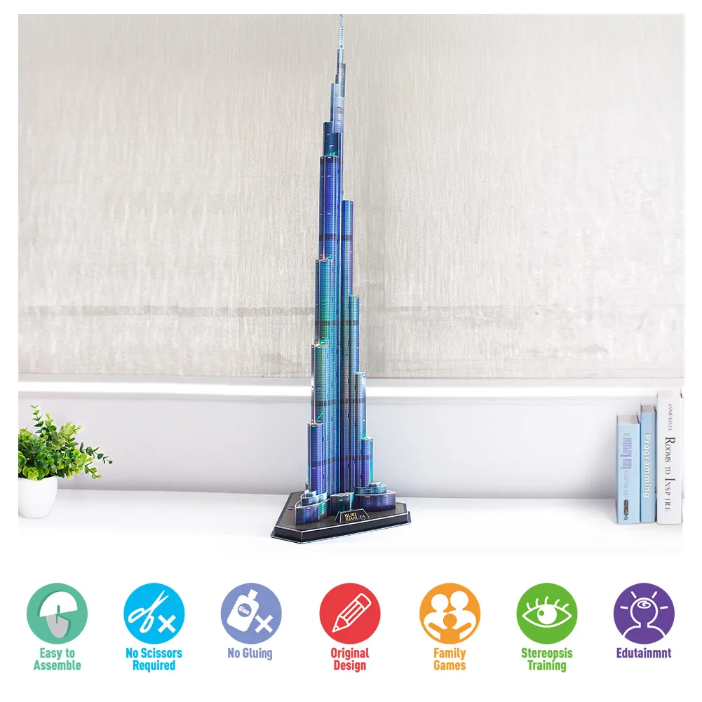 3D Puzzles LED Dubai Burj Khalifa 57.5\