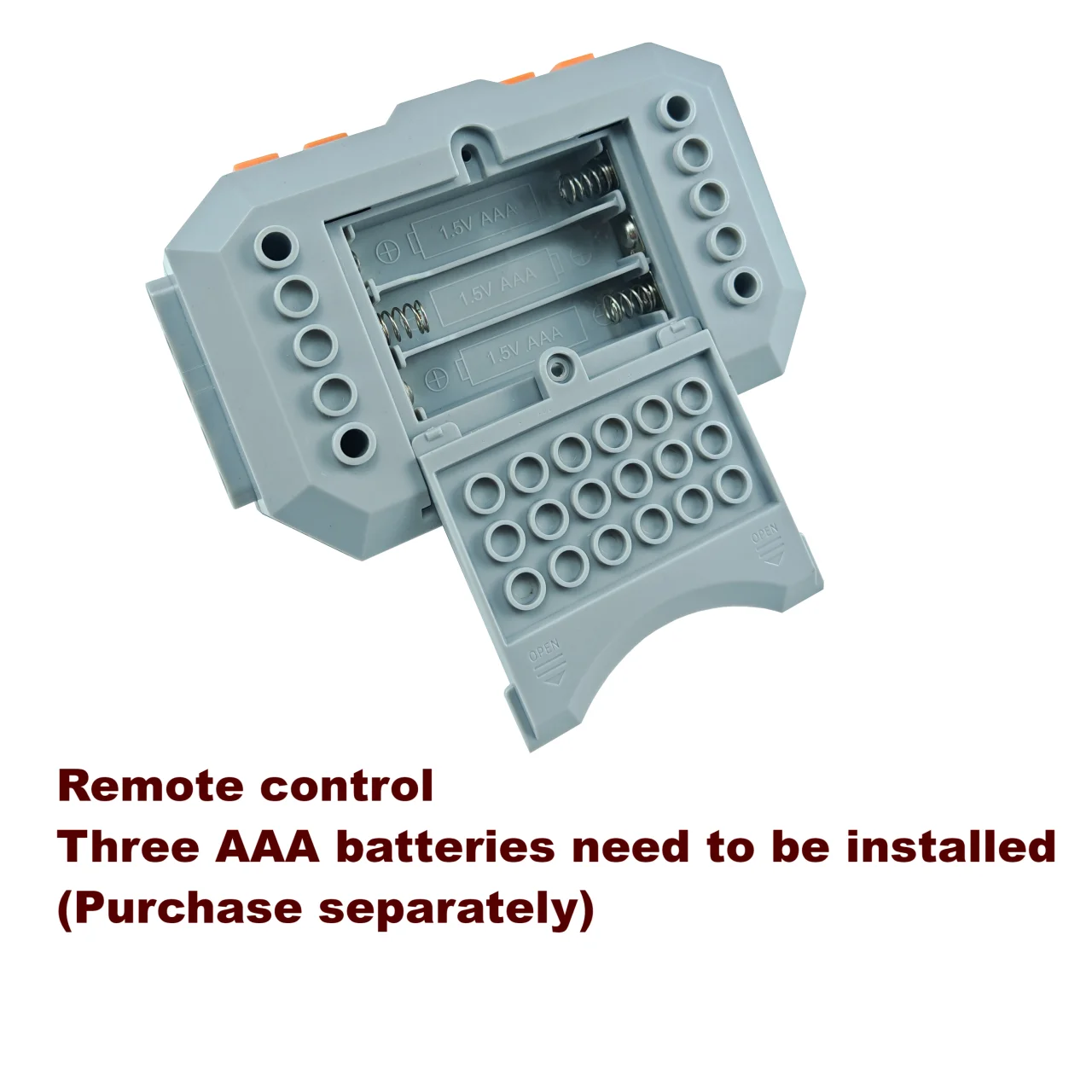 Bloques de construcción MOC, Kit RC inteligente de 8 canales, caja de batería de litio de 6V, sistema de Control por aplicación Bluetooth para proyectos de bloques DIY