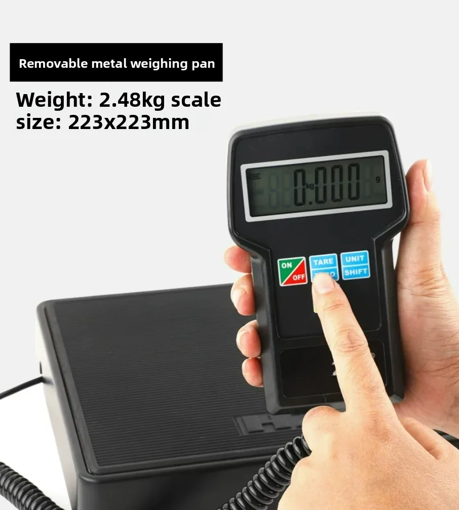 RCS-7040 Refrigerant Charging Scale 100kg, High Precision HVAC Digital Scale for Freon Filling