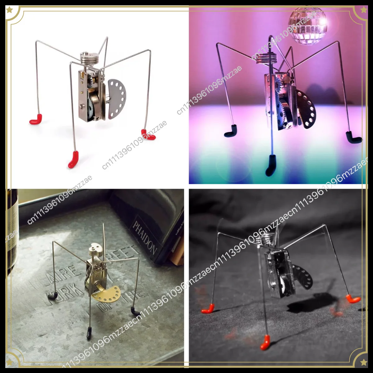 Metal Mechanical Clockwork Toys, Retro Creative Fun Decompression Gifts