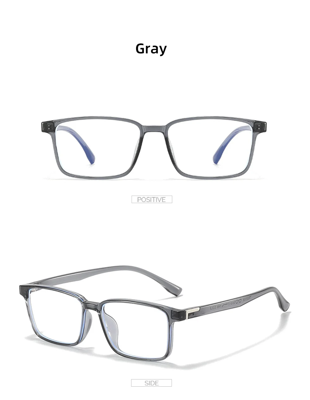 VIVIBEE Klassische quadratische blaues Licht blockierende Brille TR90 Männer Frauen Büro Anti-Licht schwarze Brille Computer-Filterbrille – Detail 15