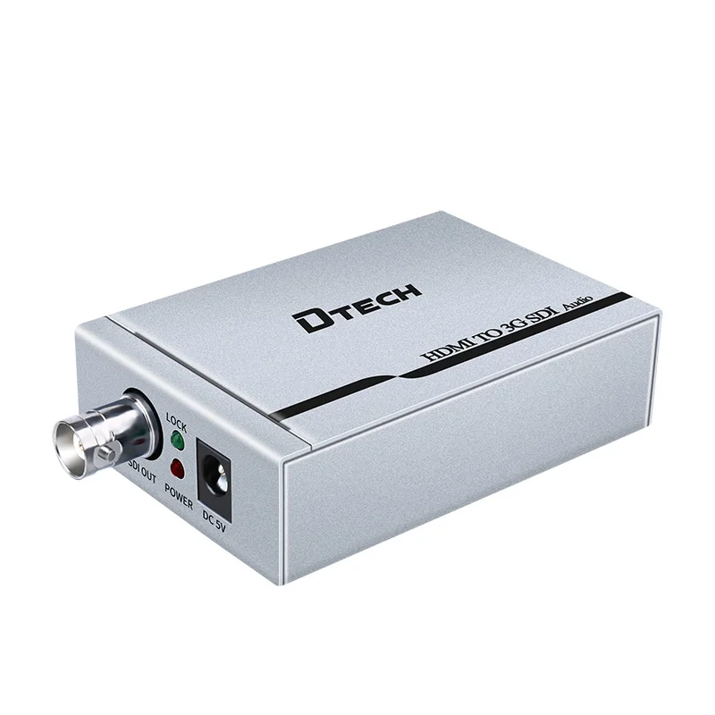 Dtech Высококачественный преобразователь HDMI в SDI 1080P при 60 Гц с поддержкой преобразователя аудио-видео сигнала