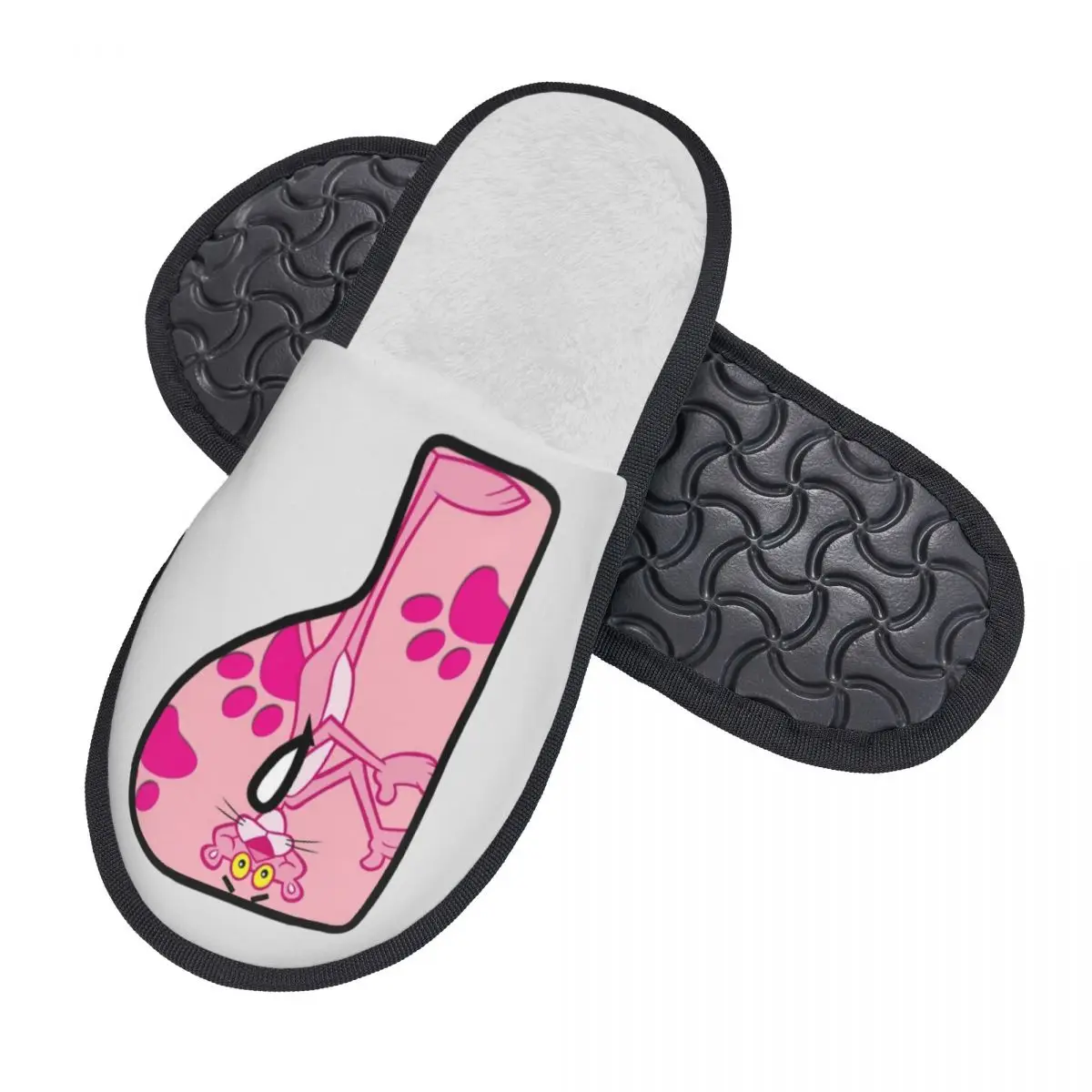 مخصص P-Panthers الكرتون رغوة الذاكرة النعال النساء مريح النعال المنزل الدافئة