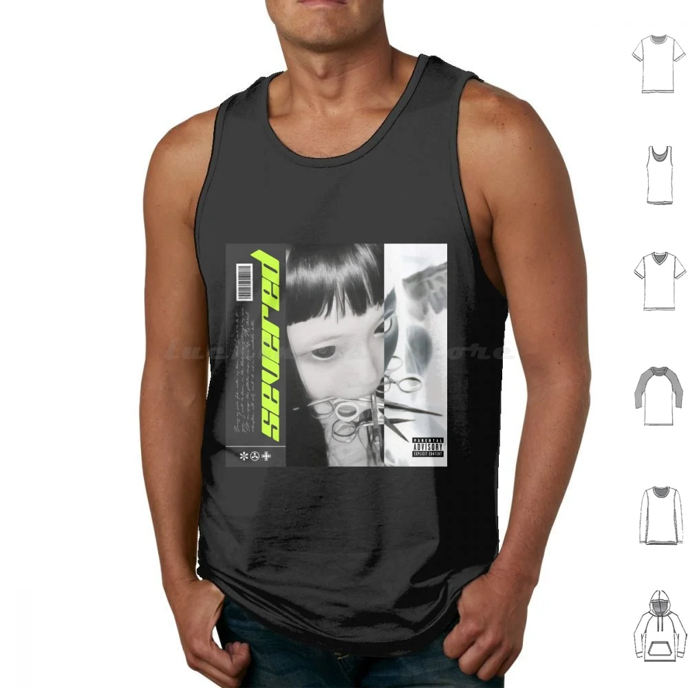 Severed Album Cover Tank Tops Vest Sleeveless Album Cover Cd Cover Vinyl Cover Alt Cybercore Typography