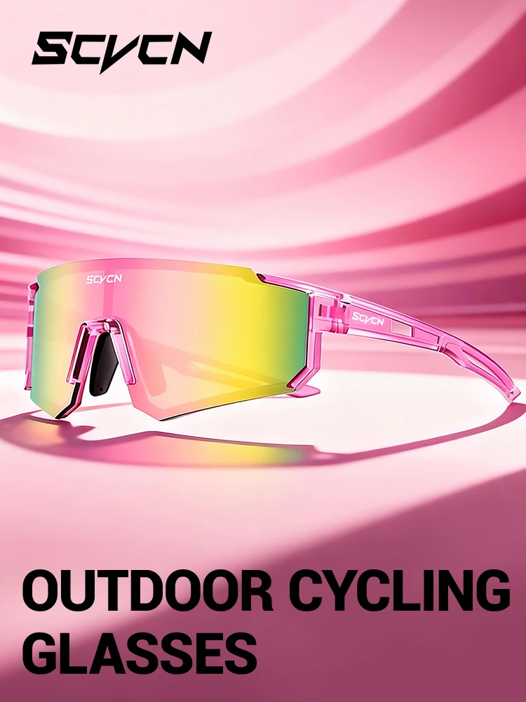 AliExpress SCVCN Outdoor Hiking Eyewear Cycling Sunglasses for Women Men MTB Bike Glasses Sports Mountain Climbing Cycling UV400 Goggles