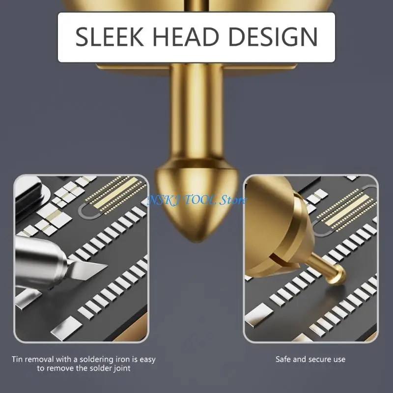 Aiguille traînée en étain résistante à Corrosion, poignée ergonomique L8RC pour des tâches travail détaillées