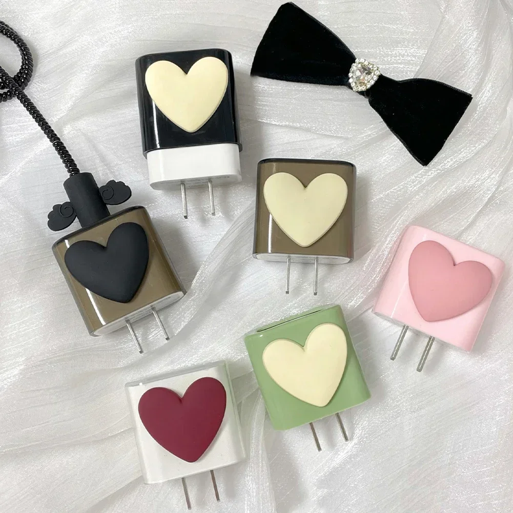 TPU Charger Head Protective Sleeve For Apple Wire Protector Chargers Protector For Iphone 18w/20w/30w Convenient Changeable